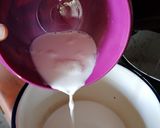 Foto del paso 1 de la receta: Panna cotta de chocolate, coulis de mango y pastisetas