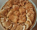 A picture of step 3 of Apple and Rhubarb Jam Tart.