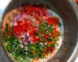 A picture of step 3 of Wheat bran and oats uttapam.