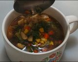 A picture of step 9 of Mushroom Vegetable Soup.
