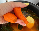 Foto del paso 6 de la receta: Potaje de judías pintas, espinacas y bacalao