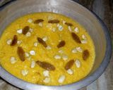 A picture of step 8 of Taal kheer.