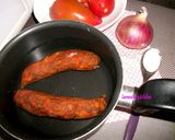 Une image de l'étape 1 de ROUGAIL SAUCISSES FUMÉES aux GROS PIMENTS (spécialité Réunionnaise).