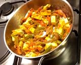 A picture of step 12 of Paneer Jalfrezi.