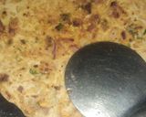 A picture of step 3 of Namkin paratha.