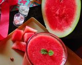 A picture of step 3 of Watermelon Rose cooler.