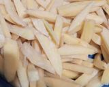 A picture of step 2 of Potato fries 😋.