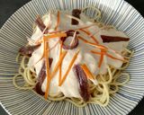 Foto del paso 9 de la receta: Espaguetis con salsa de surimi