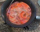 Mohácsi halászlé bográcsban recept fázis 5 fotója