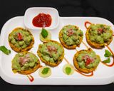 A picture of step 11 of Cheesy Banana Canape with Creamy Minty Chana.