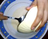 A picture of step 1 of Rava Jalebi.