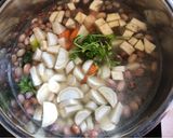 Jókai-bableves (fejtett babból) recept fázis 3 fotója