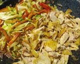A picture of step 7 of Simple Stir Fry with leftover chicken.