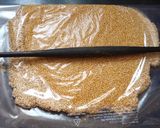 A picture of step 5 of Til Chikki.