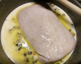A picture of step 2 of Pork loin with mushroom sauce.