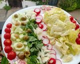 عکس مرحله 2 از دستور سالاد فتوش لبنانی