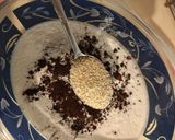 عکس مرحله 2 از دستور دسر شکلاتی نارگیلی کنجدیsolmaz