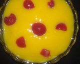 A picture of step 2 of Custard Mango Puding.