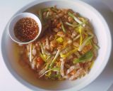 Hình bước làm 3 của món MÌ QUẢNG trộn