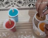 Foto del paso 7 de la receta: Paletas de vainilla, nuez, chicle y fresa