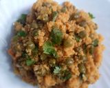A picture of step 4 of Foxtail millet & Green Peas Tehri.