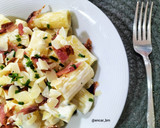 Foto del paso 6 de la receta: Rigatoni cremoso de mascarpone y crujiente de bacon