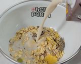 Foto langkah ke 1 dari resep Overnight Muesli & Kopi Karamel.