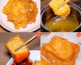 รูปขั้นตอนการทำที่ 1 ของ ปังไข่เจียวOn Topหมูผักชีผัดไข่