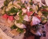 Foto del paso 3 de la receta: Ensalada de hierbas, vegetales y champiñones