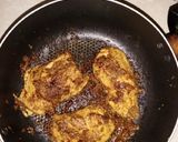 A picture of step 8 of Chicken tikka pizza (without oven bake in pateela).