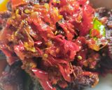 Foto langkah ke 8 dari resep Dendeng balado khas Minangkabau.