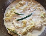 A picture of step 4 of Dudh Phulkopi.