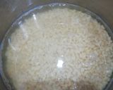 A picture of step 1 of Moong Dal Bhajia.