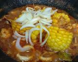 Foto langkah ke 6 dari resep Udang Cumi Saus Padang.