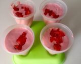 A picture of step 3 of Strawberry ice cream.