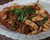 A picture of step 7 of Paneer Jalfrezi.