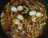 Foto langkah ke 5 dari resep Oseng Janggel (Jagung Muda) Telur Puyuh Kecap.