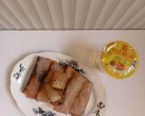 Foto langkah ke 3 dari resep Lumpia Pisang Coklat.