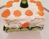 A picture of step 6 of Sandwich bread cake.
