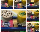 A picture of step 9 of Vanilla-Mango Panna Cotta & Coffee/Espresso Panna Cotta.