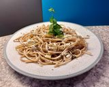 Φωτογραφία βήματος 1 της συνταγής Linguine integrale με μασκαρπόνε & φλαμούρι ή μαντζουράνα 💝💛💝