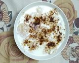 A picture of step 7 of Mash ke Dahi baray.