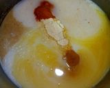 A picture of step 1 of Curry chawal.