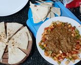A picture of step 6 of Butter tortilla wraps.