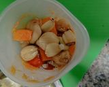 Foto del paso 2 de la receta: Risotto de calabaza, tomates cherry y ajos asados