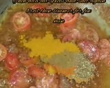 A picture of step 4 of Smoke kabab karahi.