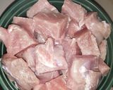 A picture of step 1 of Pork Shoulder with Plantains and Potatoes (Quick Pressure Cooker Recipe).