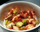 Foto langkah ke 9 dari resep Cumi Asin Pete.