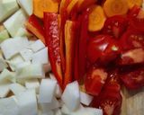 Sűrű "csirkeleves" jackfruittal és gnoccihval (vegán) recept fázis 2 fotója