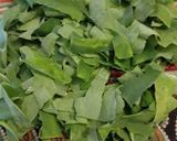 A picture of step 1 of Alu(Colocasia) ki bhaji.